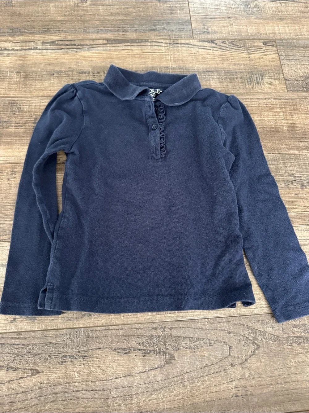 Girls Children’s Place Navy Blue Uniform Polo Shirts, Dress, and Skirt Size 5-6